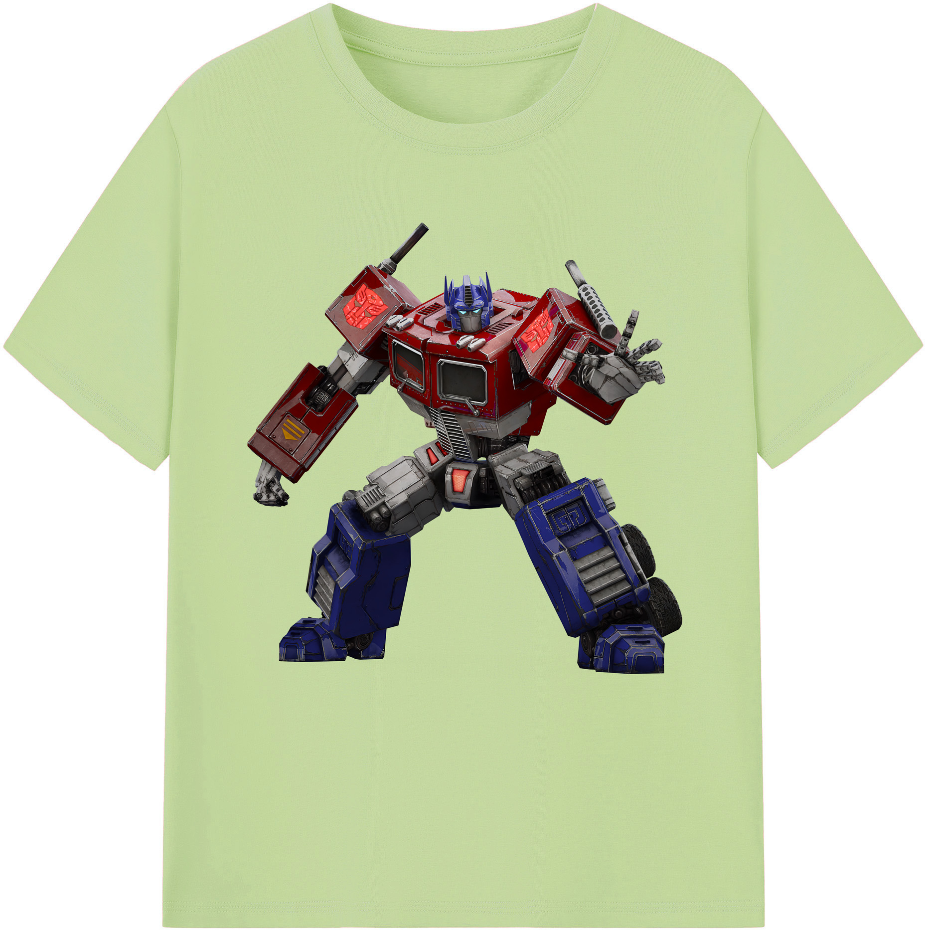 （画像用） Transformers トランスフォーマー 綿100％半袖Tシャツ（フロントプリント）